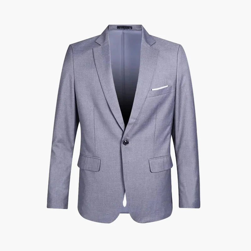 Herren Business Sakko – Klassischer Einreiher Blazer, Modernes Design, Ideal für Büro und festliche Anlässe