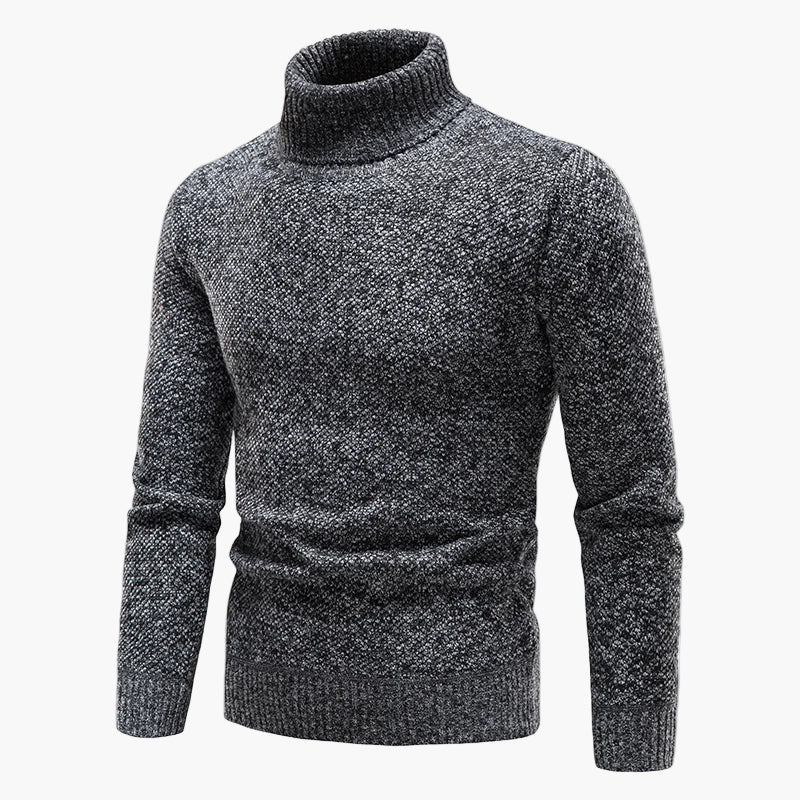 Herren Rollkragenpullover Strick Modern Freizeit Wintermode