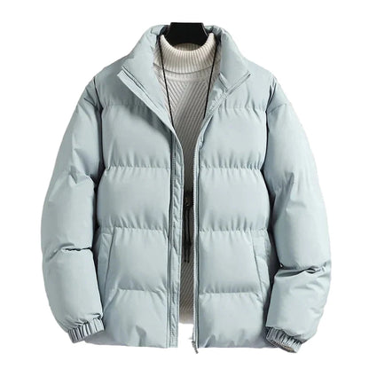 Unisex Daunenjacke für Winter, Steppjacke im modernen Freizeitstil, koreanisches Design – Herren & Damen