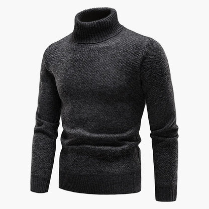 Herren Rollkragenpullover Strick Modern Freizeit Wintermode