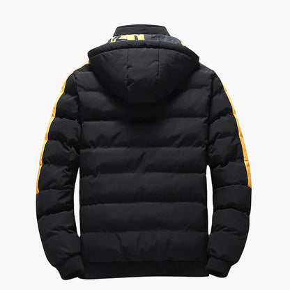 Herren Winter Steppjacke BASE Streetwear mit Kapuze – Modische Outdoorjacke für Alltag und Freizeit