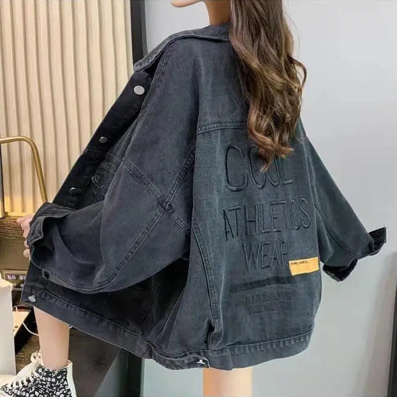 Annelie - Vintage Washed Denim Jacket für Frauen