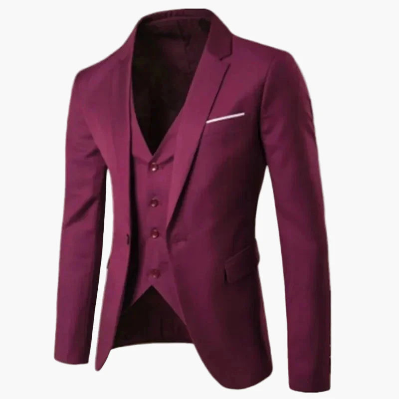 Herren Business Sakko – Klassischer Einreiher Blazer, Modernes Design, Ideal für Büro und festliche Anlässe