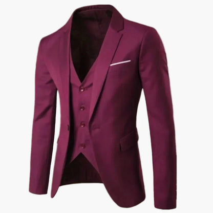 Herren Business Sakko – Klassischer Einreiher Blazer, Modernes Design, Ideal für Büro und festliche Anlässe