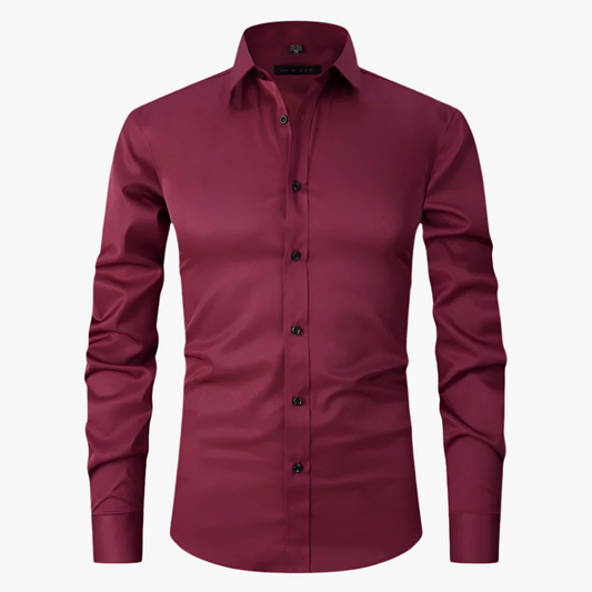 Herren Business-Freizeit Hemd Slim Fit – Langarm, Eleganter Allrounder für Büro & Alltag