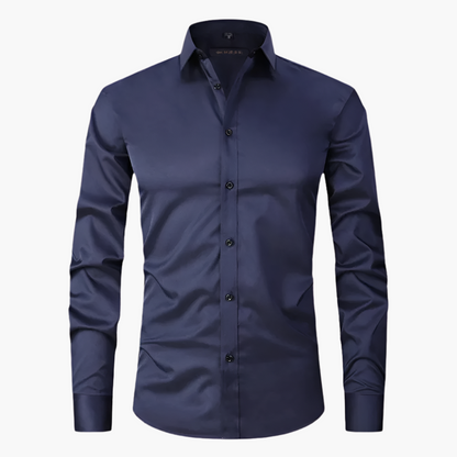 Herren Business-Freizeit Hemd Slim Fit – Langarm, Eleganter Allrounder für Büro & Alltag