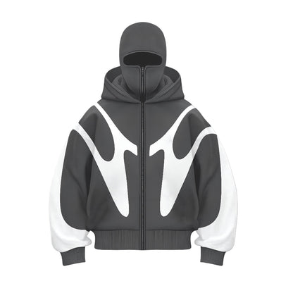 Herren Streetwear Balaclava Hoodie – Urban Style & Outdoor Komfort