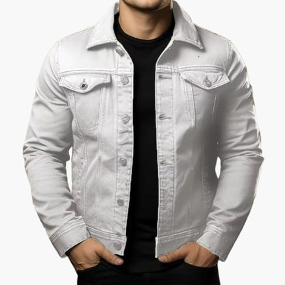 Herren Jeansjacke im klassischen Stil – Vielseitig und modern für Alltag und Freizeit