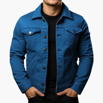 Herren Jeansjacke im klassischen Stil – Vielseitig und modern für Alltag und Freizeit