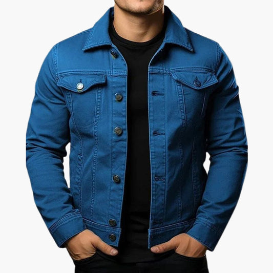 Herren Jeansjacke im klassischen Stil – Vielseitig und modern für Alltag und Freizeit