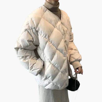 Damen Steppjacke Casual Ultraleicht Übergangsjacke Herbst Winter Outdoor