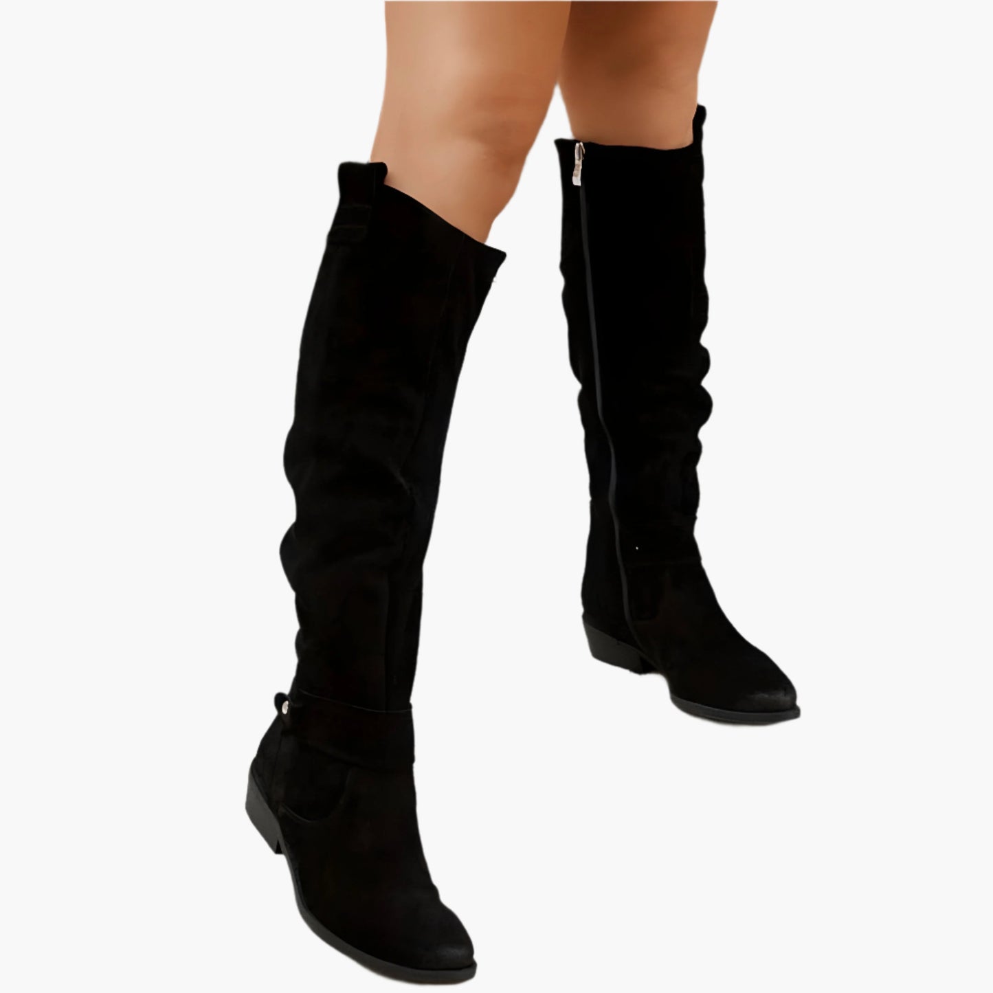 Damen Kniehohe Stiefel für eleganten Alltags- und Freizeitlook