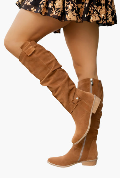 Damen Kniehohe Stiefel für eleganten Alltags- und Freizeitlook