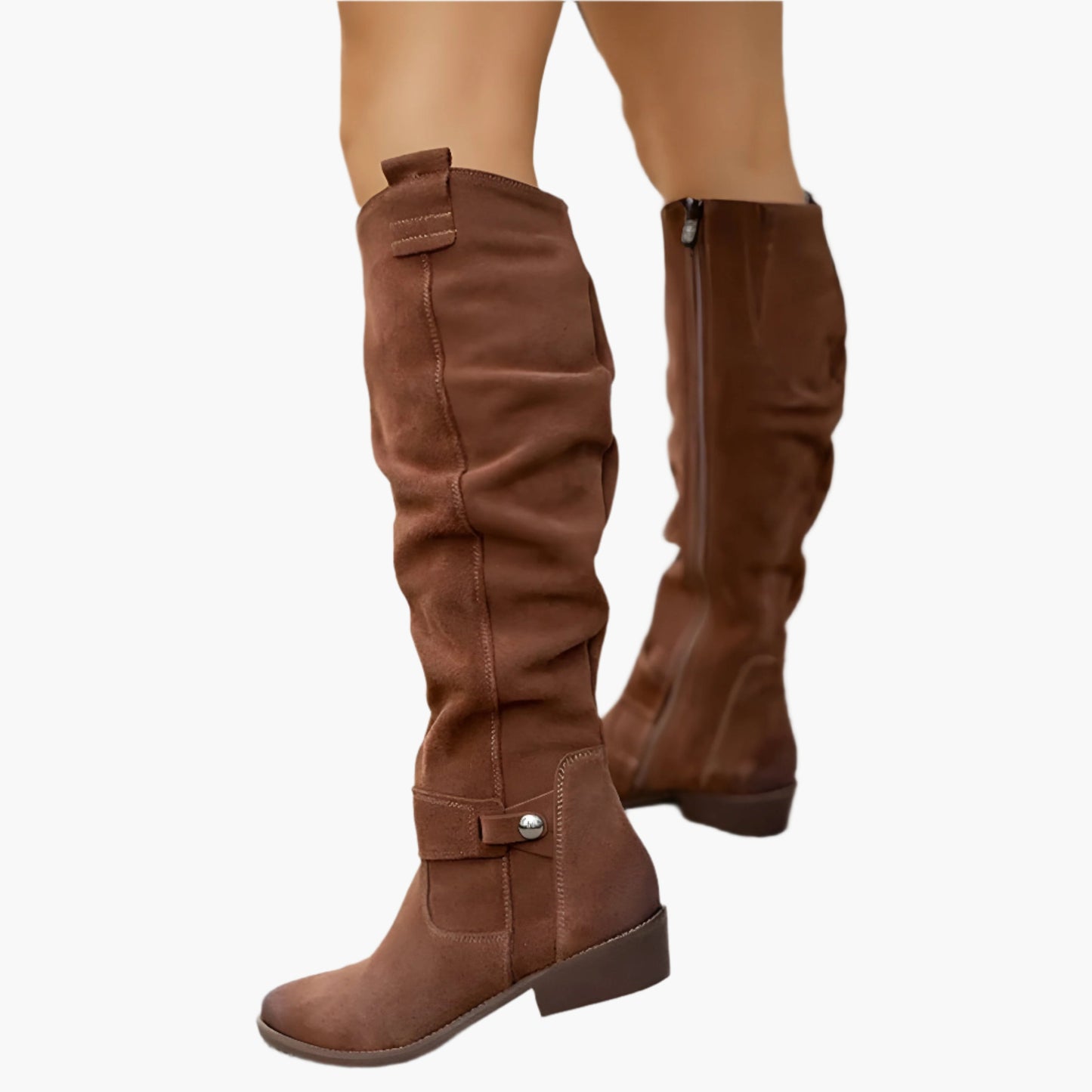 Damen Kniehohe Stiefel für eleganten Alltags- und Freizeitlook