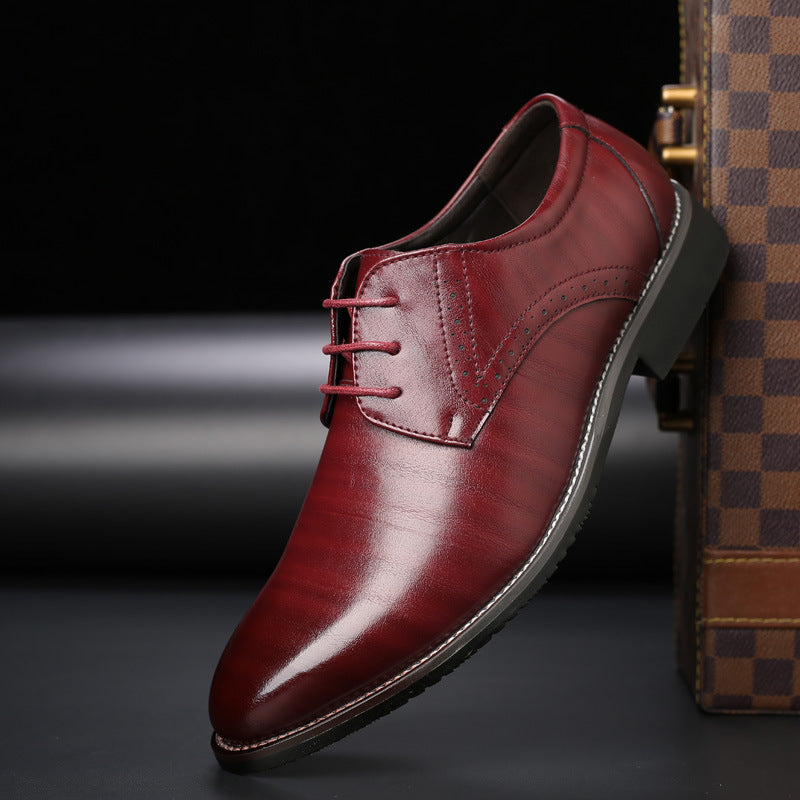 Elegante Herren Business Schuhe – Klassische Derby Schnürschuhe für Büro & festliche Anlässe