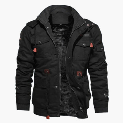 Herren Winterjacke Outdoor Parka – Stilvolle und Funktionale Freizeitjacke