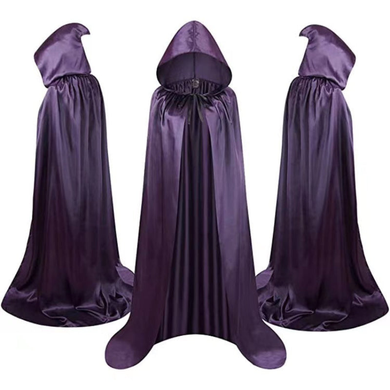 Halloween Unisex Vampir Umhang Kostüm für Erwachsene – Perfekt für Gruselpartys & Verkleidung