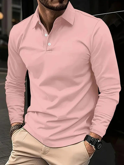 Jonathan – Langärmliges Herren-Poloshirt mit Polo-Kragen