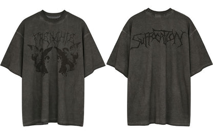 Juliet – Retro Street-Style T-Shirt in Y2k-Optik