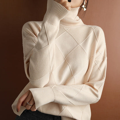 Linda – Langärmeliger Damenpullover für Herbst und Winter