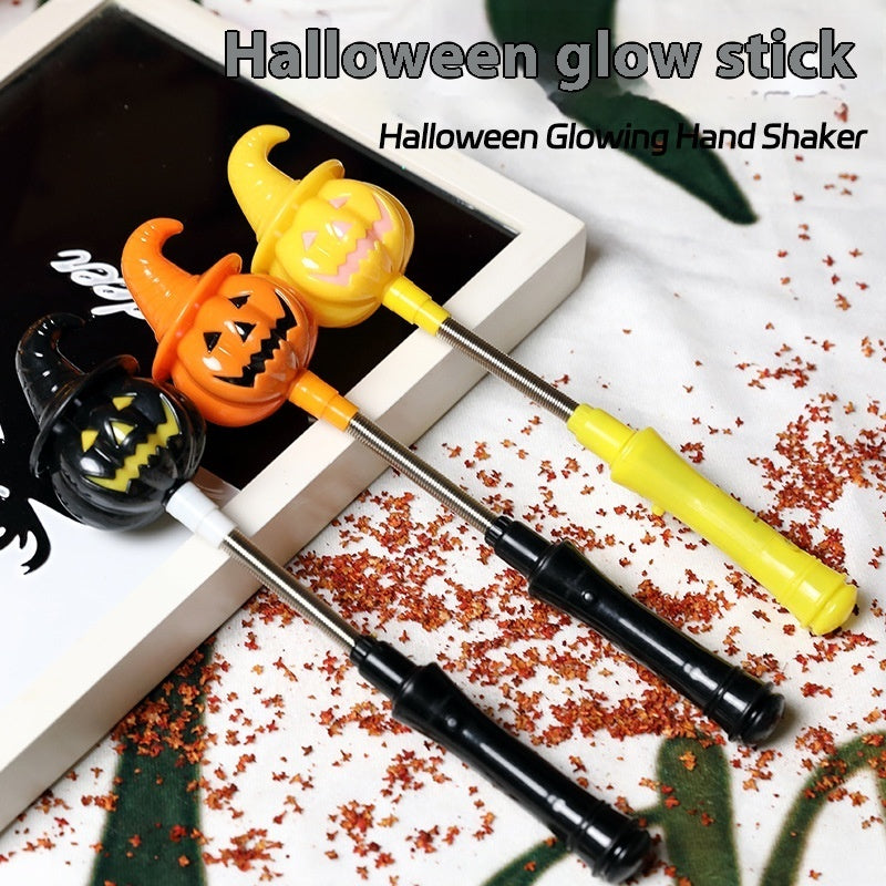 Halloween Luminous Hand Crank – Leuchtende Handrassel für Kinder & Erwachsene, perfekte Deko & Party-Accessoire