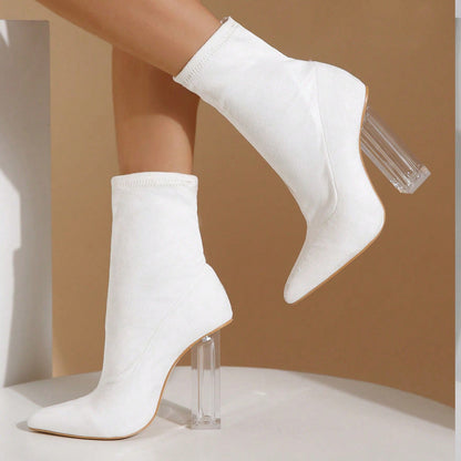 Hannah – Kristallabsatz Stiefel für Damen