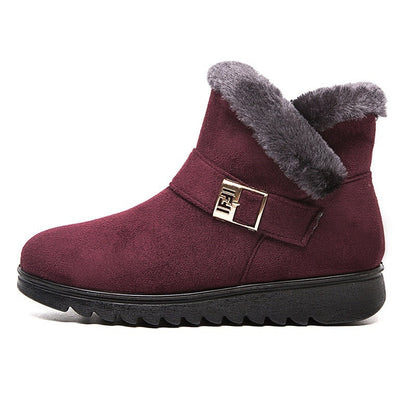 Anne – Warme Damenstiefel mit Plüschfutter und Reißverschluss