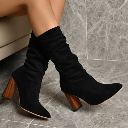 Natalie – Damen Winterstiefel mit Absatz
