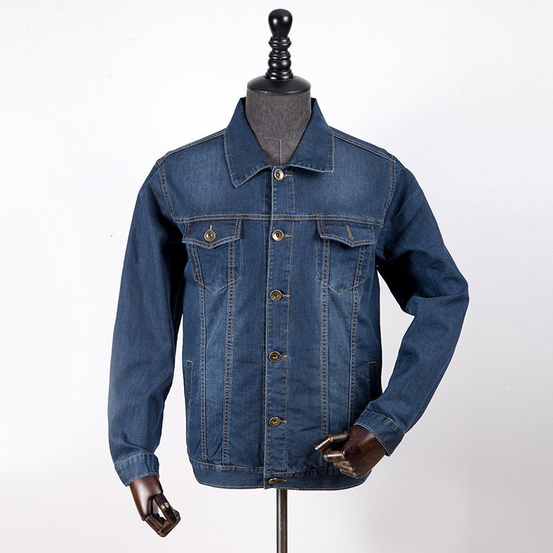 Joshua – Schwarze Denimjacke für Herren