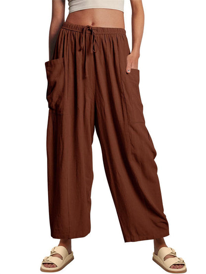 Marion – Weite Sommerhose mit Elastischem Bund