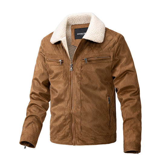 Neil – Herrenjacke mit Reißverschluss und Berberfleece