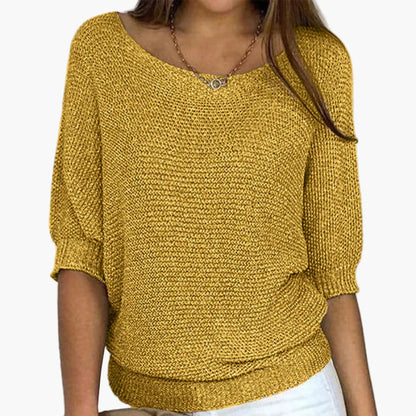 Damen Strickpullover Lockerer Stil für Alltag und Freizeit