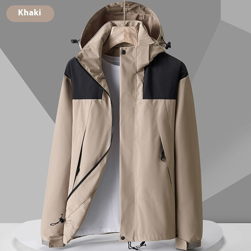 Conrad – Winddichte Unisex-Regenjacke mit Farbakzent