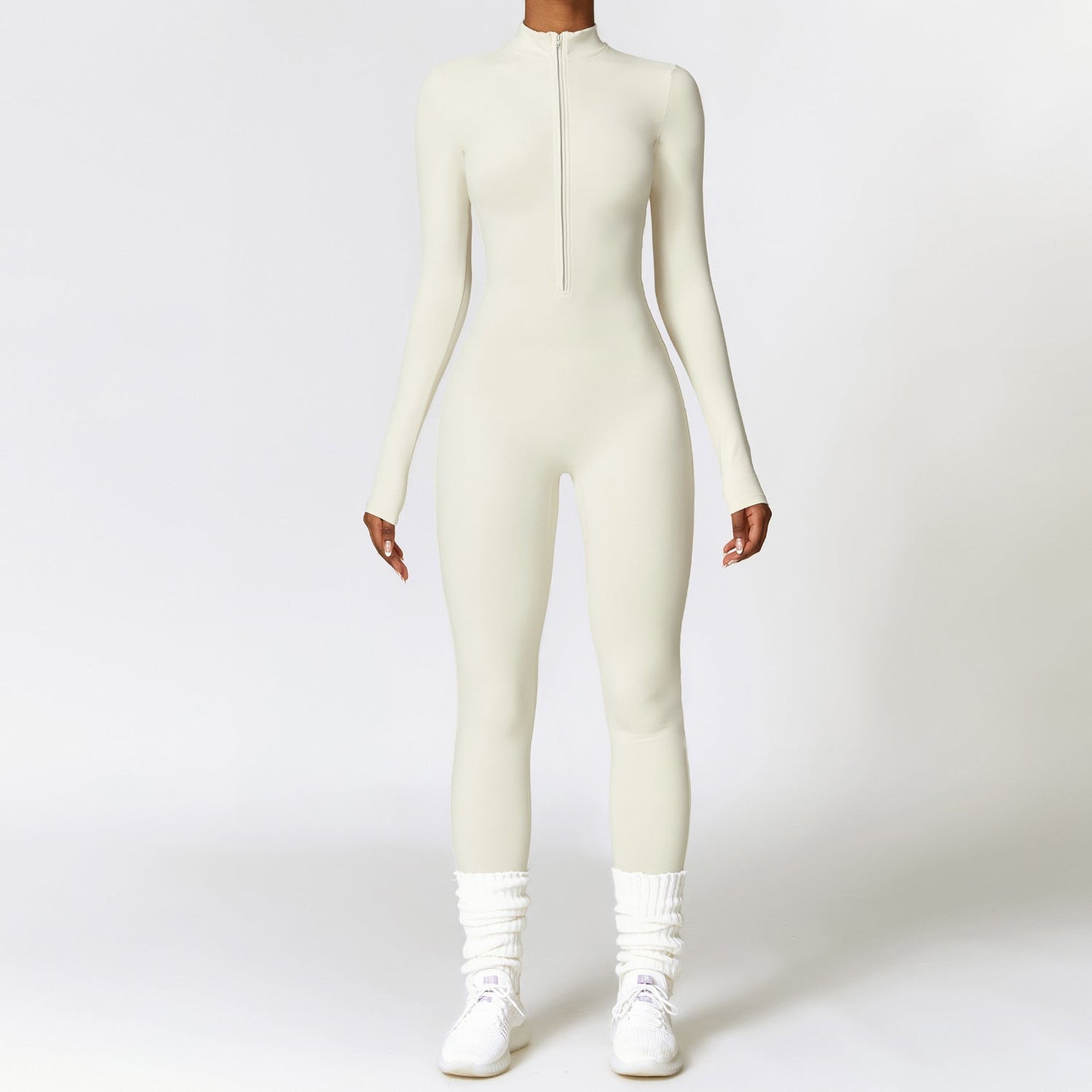 Jacqueline – Atmungsaktiver Damen-Jumpsuit mit Reißverschluss