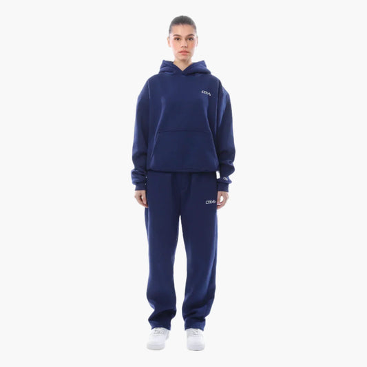 Damen Trainingsanzug Kapuzenpullover & Jogginghose Freizeit Set – Modernes Streetwear Outfit