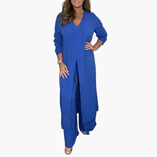 Damen Zweiteiliges Freizeit-Set – Elegantes Loungewear Outfit für Alltag & Events