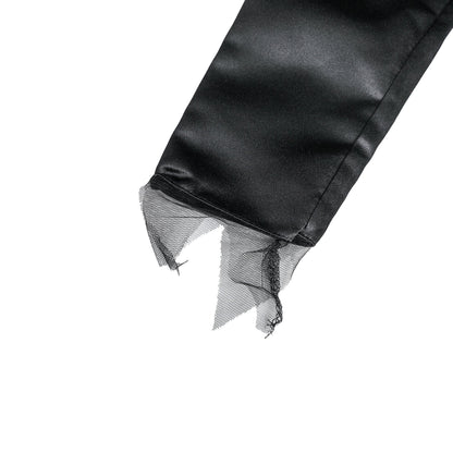 Halloween Damen Kostüm - Schwarze Geisterbraut für Halloween Party & Grusel-Events