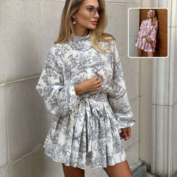 Emma – Kurzkleid mit modischen Puffärmeln und A-Linien-Schnitt