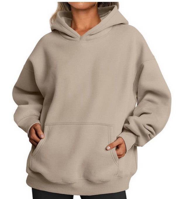 Sophie – Übergroßer Damen-Hoodie mit Fleece