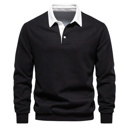 Ricky – Vielseitiger Herrenpullover mit Polo-Kragen