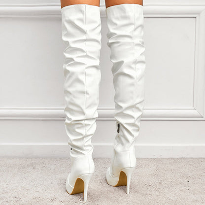 Sophie – Kniehohe Damenstiefel mit Superhohem Absatz