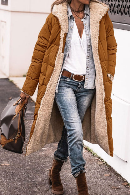 Juliet – Elegante Damenjacke mit Kapuze und Baumwollmischung
