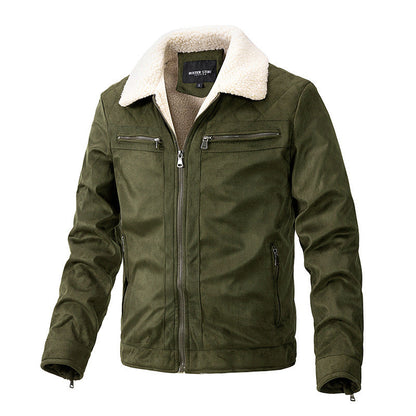 Neil – Herrenjacke mit Reißverschluss und Berberfleece