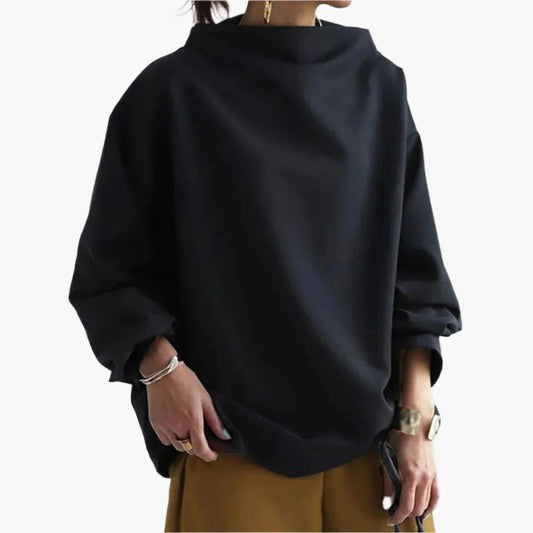 Damen Oversize Pullover mit langen Ärmeln – Moderner Casual Style für Alltag und Büro