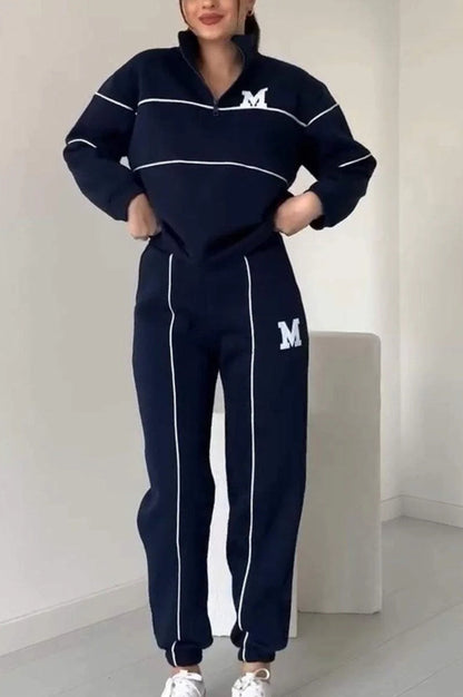 Jade – Lässiges Damen-Sweatshirt-Set mit Taschen