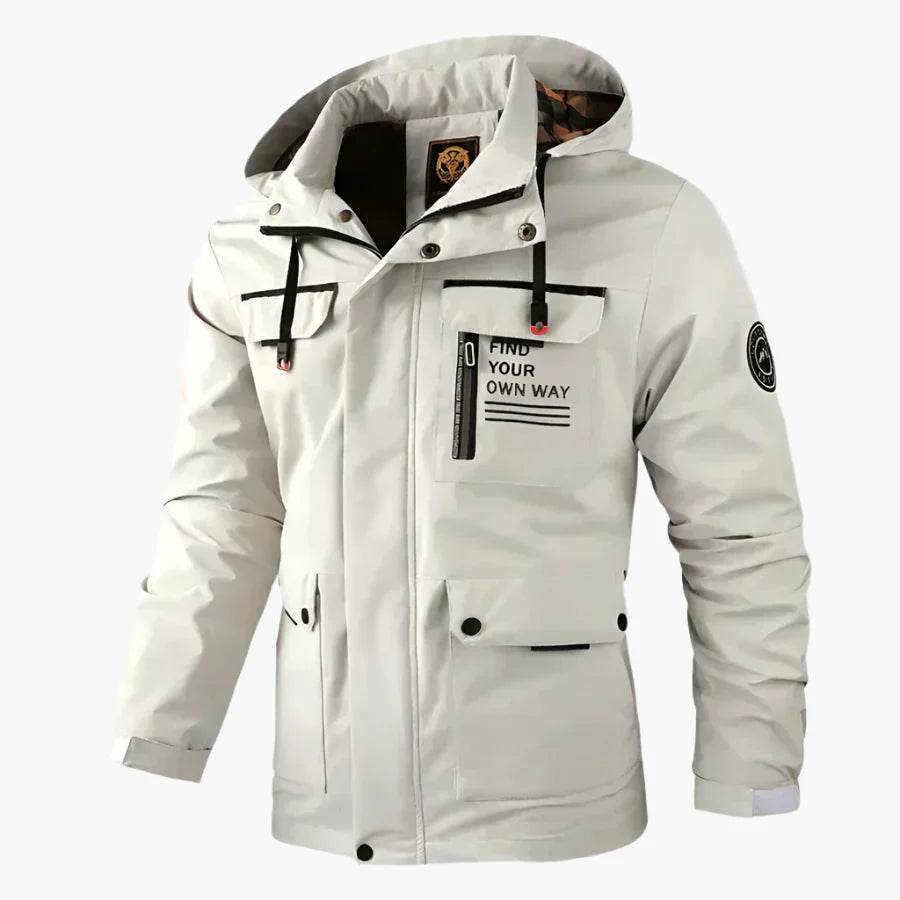 Herren Winter Outdoorjacke – Stilvolle und Funktionale Wind- & Regenjacke für Alltag und Abenteuer