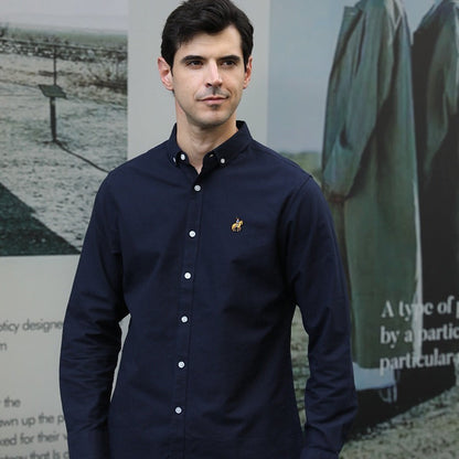 Ian – Lässiges Langarmhemd in Übergröße