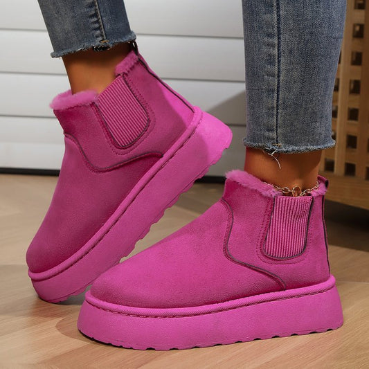 Leah – Modische Damen-Winterstiefel mit dicker Sohle