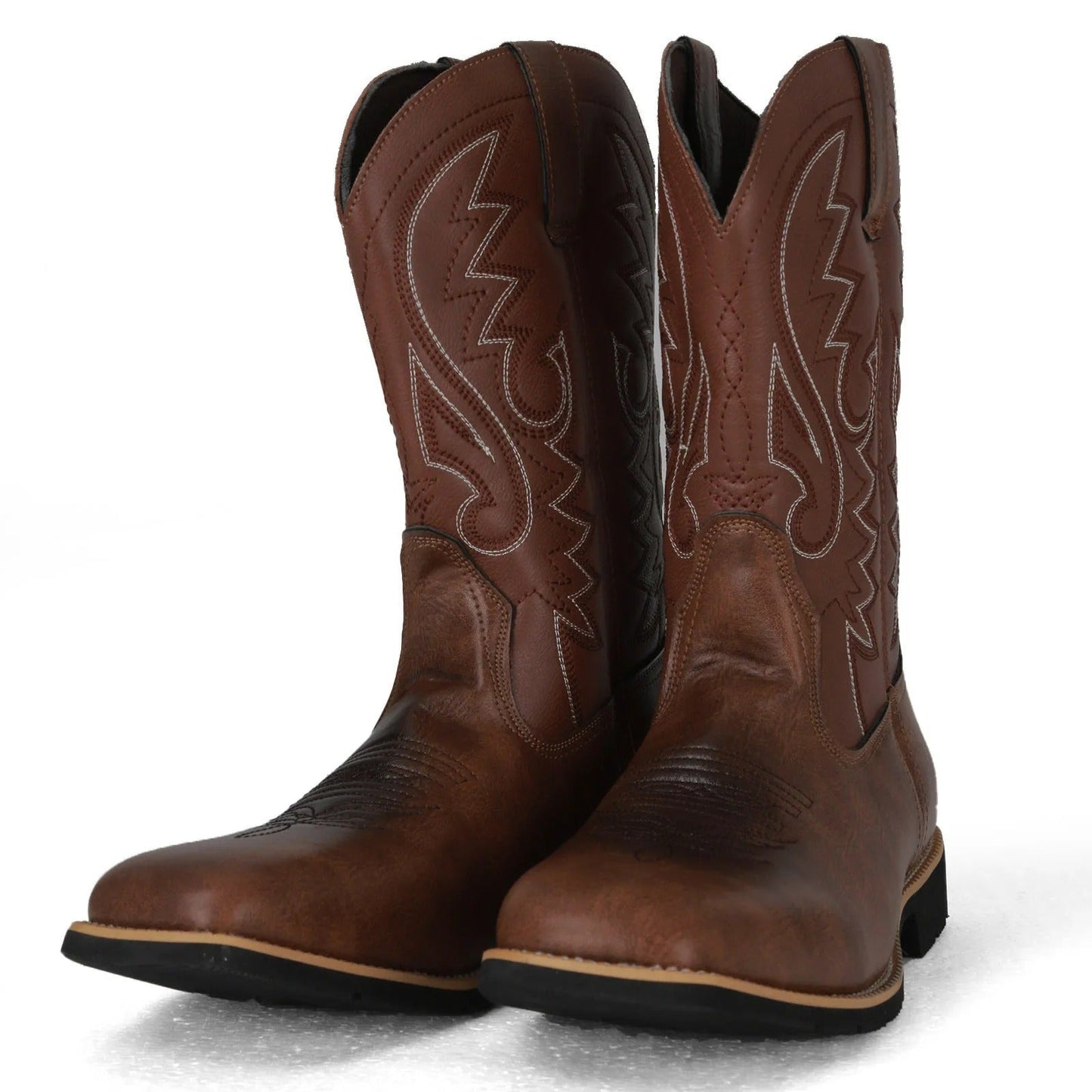 Herren Western Cowboy Stiefel – Klassische Lederstiefel für Alltag und Country-Look