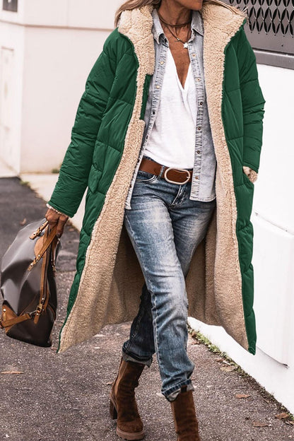 Juliet – Elegante Damenjacke mit Kapuze und Baumwollmischung